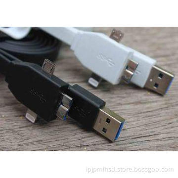Multifunction Micro USB Charger Cable Standard 1M Flat Nood